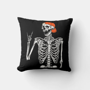 Coussin Fun Rocker Skeleton Hand Rock on Costume Halloween