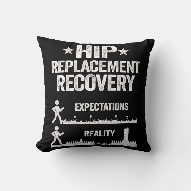 Coussin Funky New Hip Replacement Réalité de chirurgie (Recto)