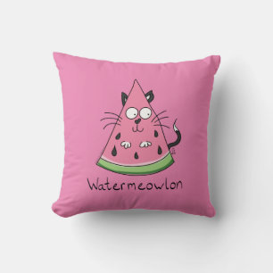 Coussin Funny Chat Watermelon mignon Kids