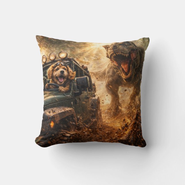 Coussin Funny Cockapoo Gift | Action Dog Cushion (Recto)