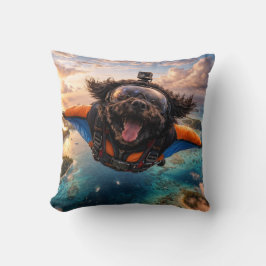 Coussin Funny Cockapoo Gift | Flying Dog Cushion