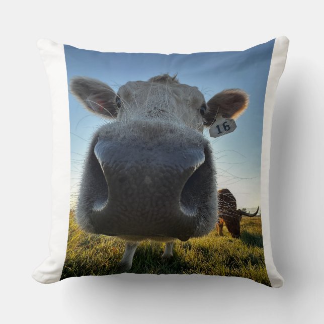 Coussin Funny Cow Pillow (Recto)