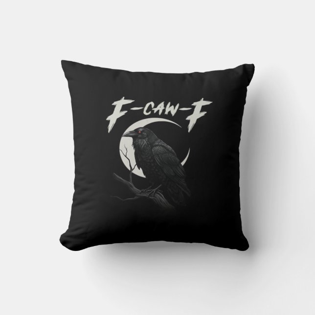 Coussin Funny Crow Essential Creative Casual (Recto)
