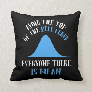Coussin Funny Data Science Bell Curve Computer Programmer