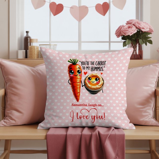 Coussin Funny Fruit Pun Personalized Valentine Throw  (Funny Fruit Pun Personalized Valentine Throw Pillow

)