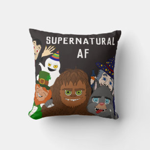 Coussin Funny Monster Selfie Halloween Décor de fête