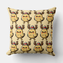 Funny Raindeer Noël Motif de poulet