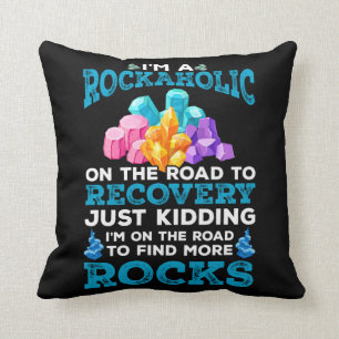 Coussin Funny Rock Collectionneur Géologue Hobby Géologi
