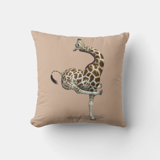 Coussin Funny Sporty Giraffe (Recto)