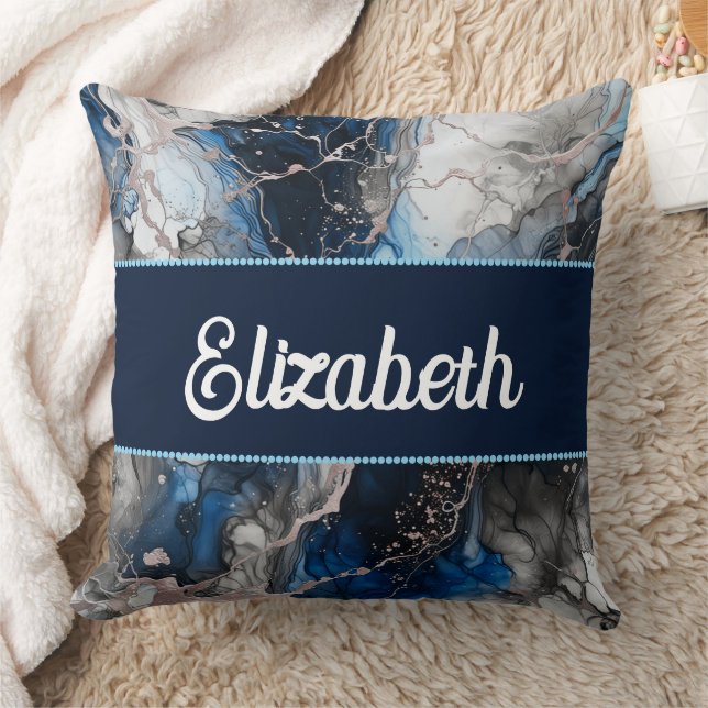 Coussin Fusion d'encre vive (Couverture)