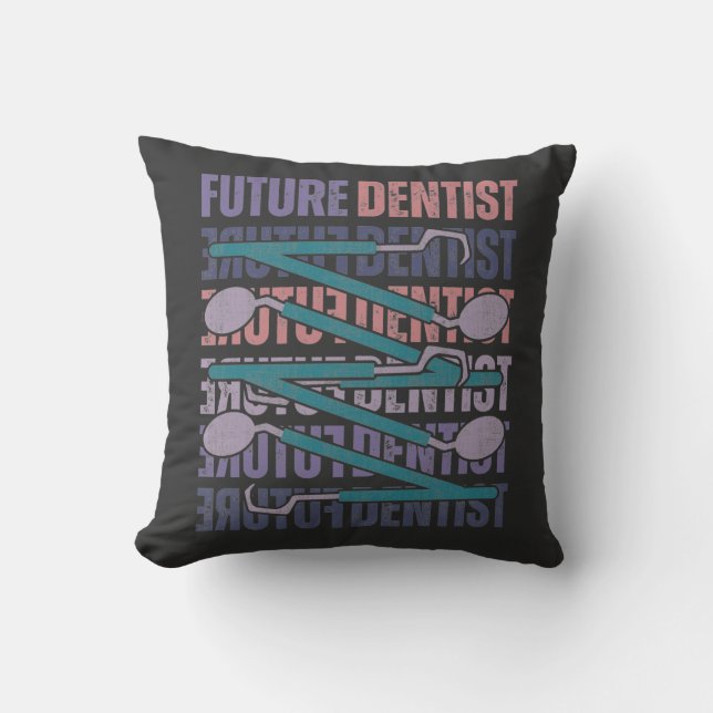 Coussin Futur dentiste (Recto)