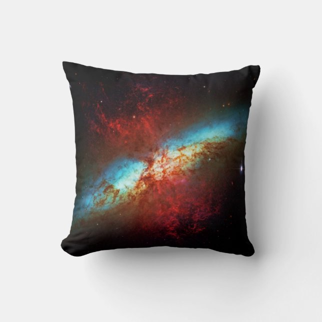 Coussin Galaxie de Starburst - Messier 82 (Galaxie de Ciga (Recto)