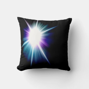 Coussin Galaxie lumière art abstrait 3