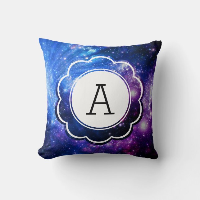 Coussin Galaxy Initial (Recto)