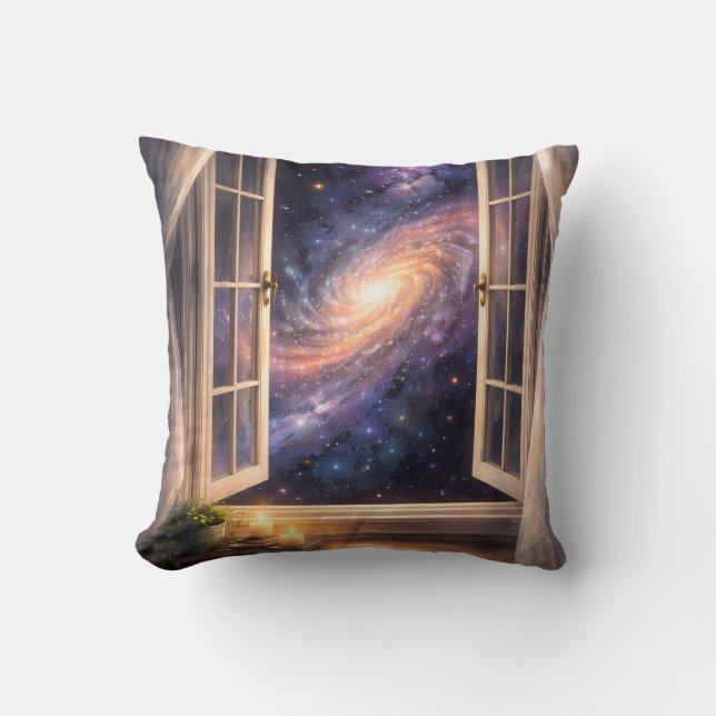 Coussin Galaxy Window Pillow (Recto)
