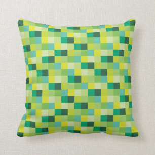 Coussin Gamer vert du motif   des pixels   Pixelated