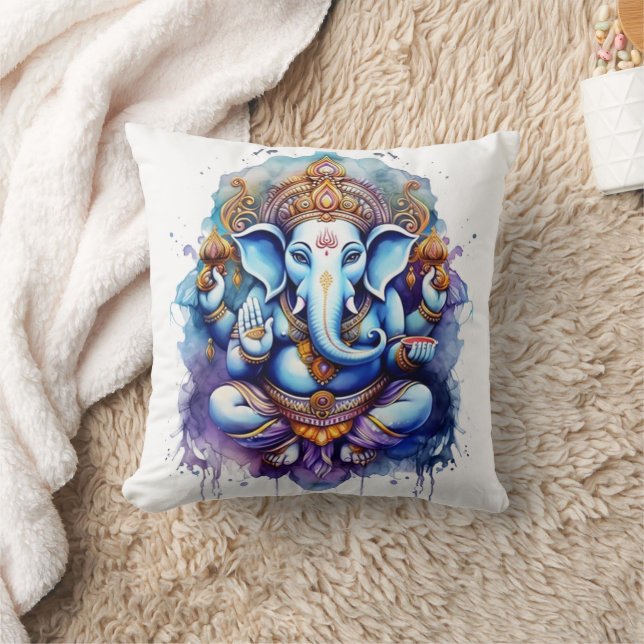 Coussin Ganesha, ganesh, ganapati enlever les obstacles #6 (Couverture)