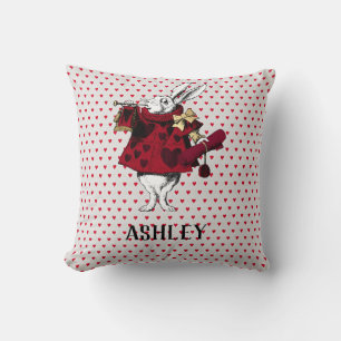 Coussin Garbe blanc lapin Queens personnalisé