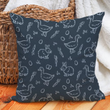 Garçons Boho Pâques Lapin Canard Mignon Bleu Foncé