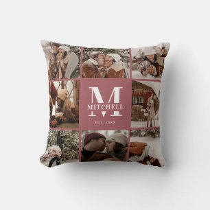 Coussin Garde-photo de famille simple moderne