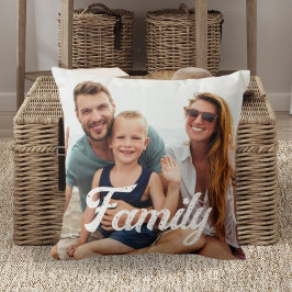 Coussin Garde photo personnalisée avec superposition de te