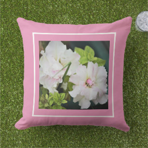 Coussin Gardenia Floral Rose Délicat