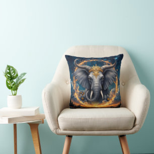 Coussin Gardien Couronné de la Porte Céleste l'éléphant