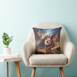 Coussin Gardien éclairé par la lune des sables anciens.
