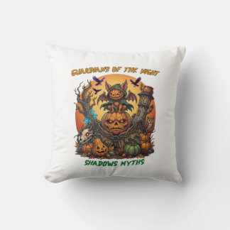 Coussin Gardiens de la Nuit Halloween Épouvantable