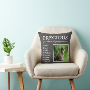 Coussin Garniture Personnalisée Pour Animaux Sur Linge Gri
