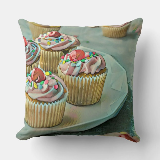 Coussin Gâteau à la crème glacée (Recto)