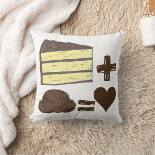 Coussin Gâteau d'appariement classique + Crème glacée = Co