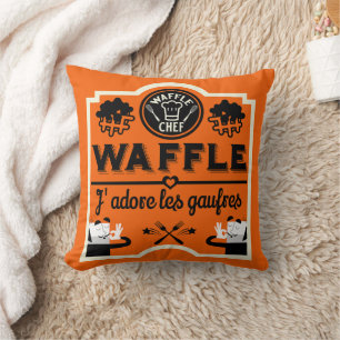 Coussin gaufres françaises