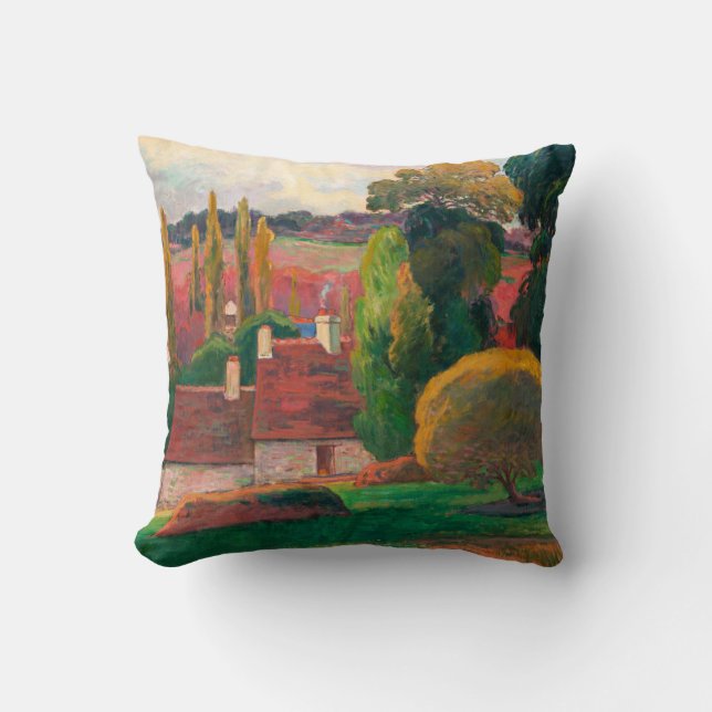 Coussin Gauguin - Une ferme en Bretagne (Recto)