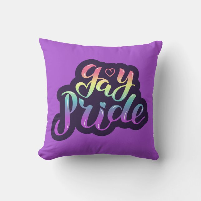 Coussin Gay pride (Recto)