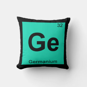 Coussin Ge - Chimie du Germanium Symbole du Tableau Périod