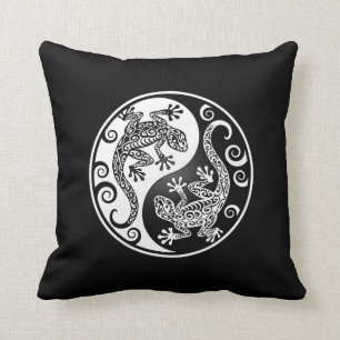 Coussin Geckos de Yin Yang