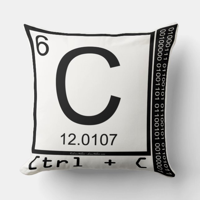 Coussin Geek Me! Carbon Copy (Recto)