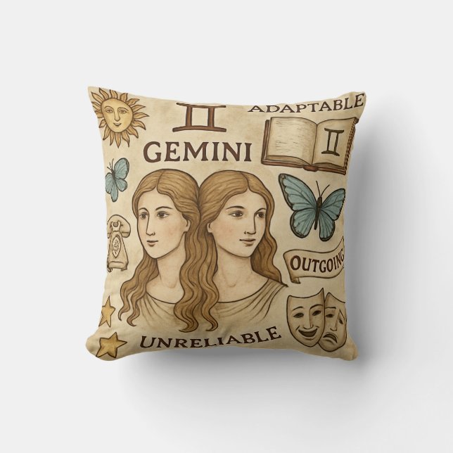 Coussin Gémeaux (Recto)