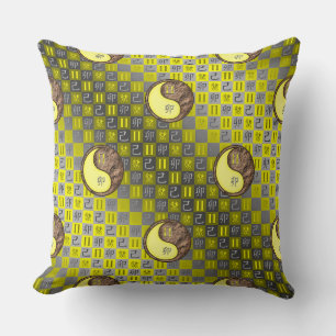 Coussin Gémeaux & Lapin de Terre