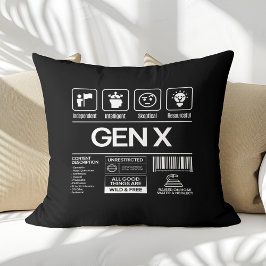 Coussin Génération amusante X Traits descriptifs