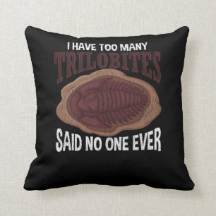 Coussin Géologie Trilobites Géologue des collecteurs de 