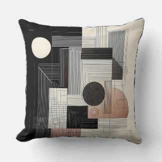 Coussin Géométrie bicolore