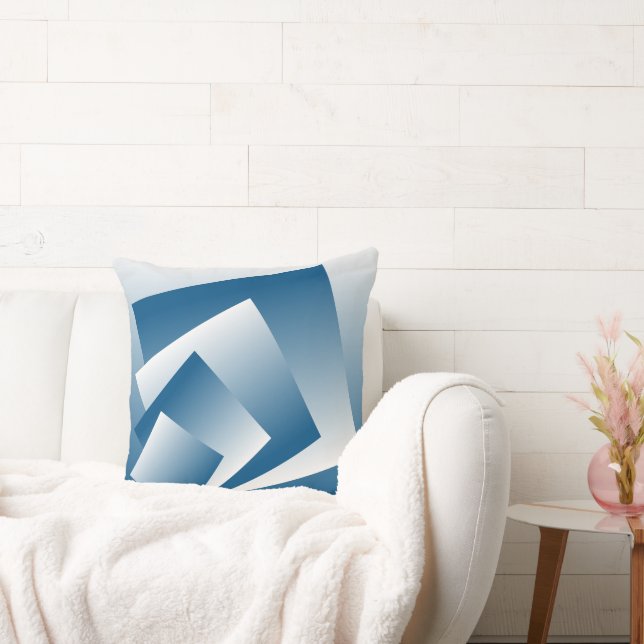 Coussin Géométrie bleu sarcelle (Canapé)
