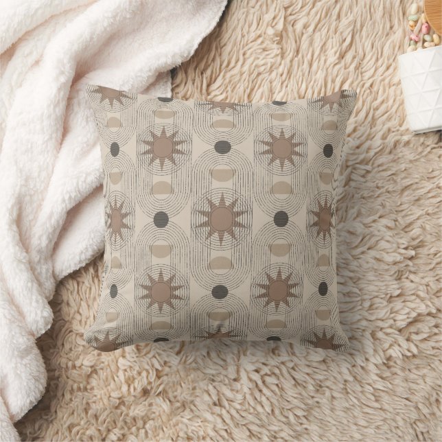 Coussin Géométrie bohémienne - Oeuvre Motif vibrante (Couverture)