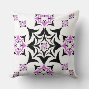 Coussin "Géométrie Florale Starburst"