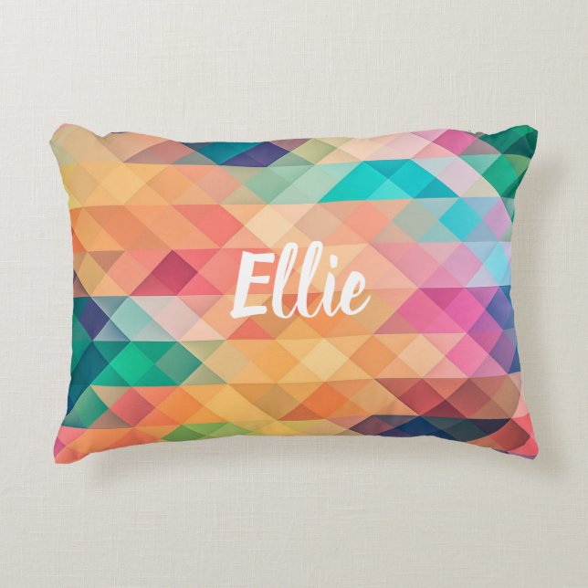 Coussin géométrique (Devant)