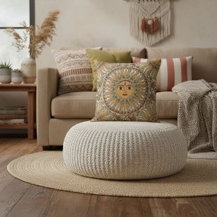 Coussin géométrique contemporain chic élégant rétro stylé
