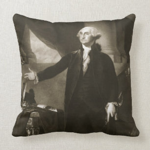 Coussin George Washington, ęr président du Sta uni