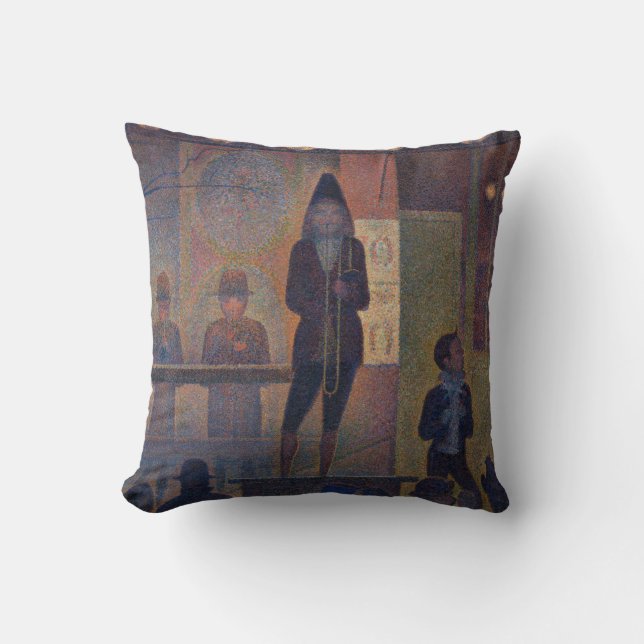 Coussin Georges Seurat - Diaporama de cirque (Recto)